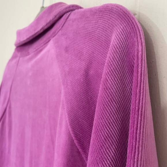 Wild Fable NEW Purple Velour Quarter Zip Pullover Top ~ NWT Size Large - Picture 13 of 16